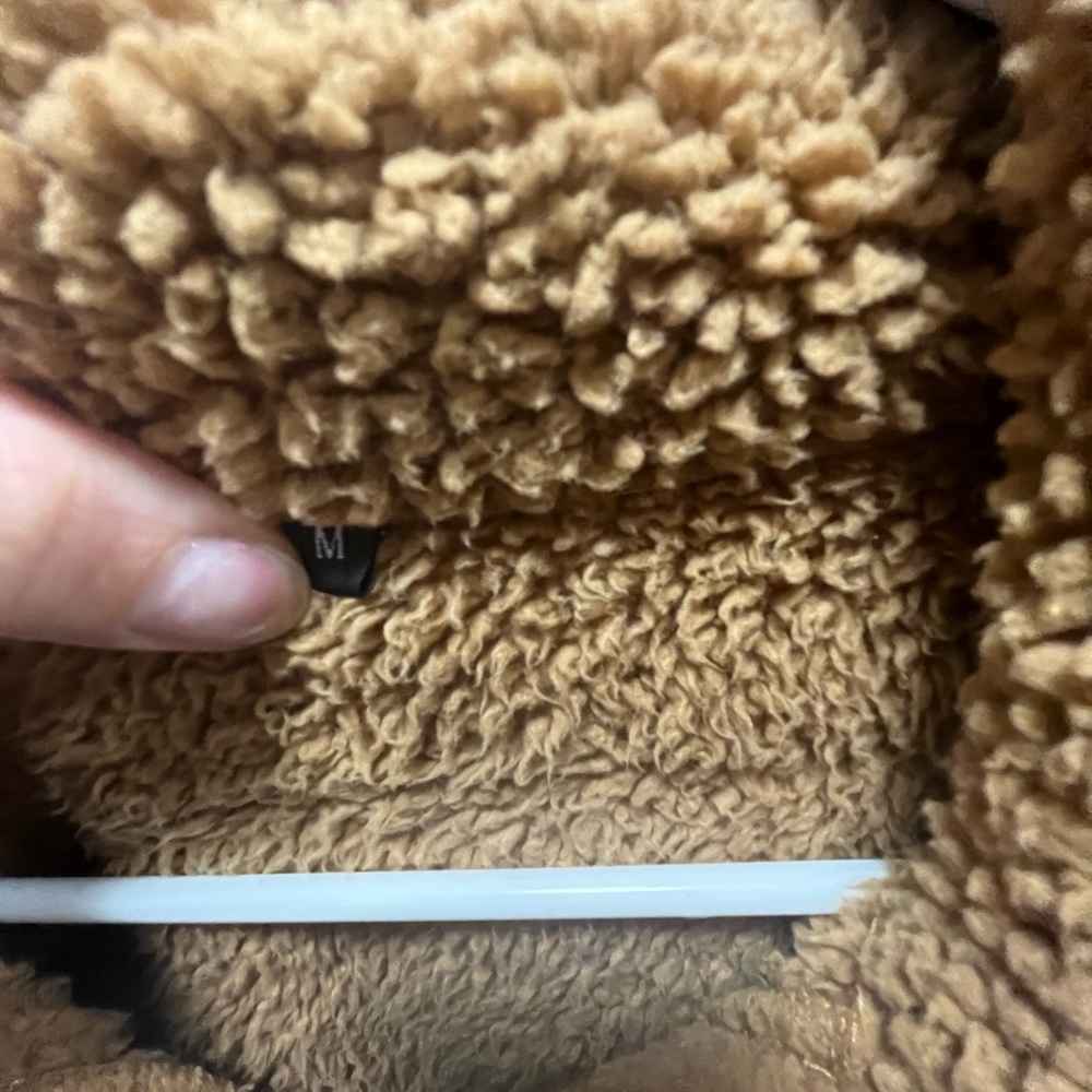 Teddy 1/4 Button down Sweater - Picture 2 of 3